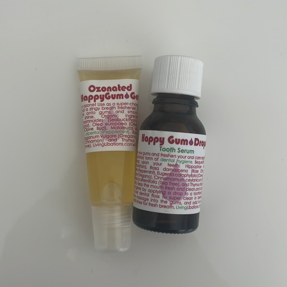 Living libations gum drops and gum gel